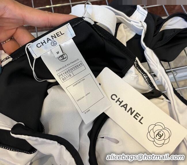 ​Buy Fashionable Chanel Swimwear 0613 White/Black 2023