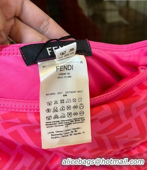 ​Unique Discount Fendi FF Swimwear F0613 Dark Pink 2023