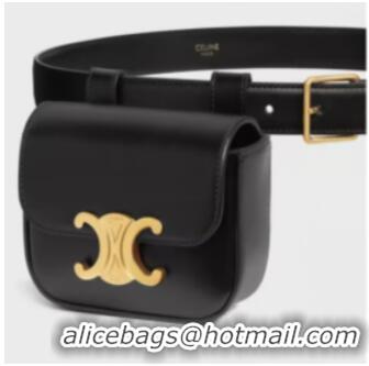 Buy Inexpensive Celine Original Leather Belt Bag C3012 Black