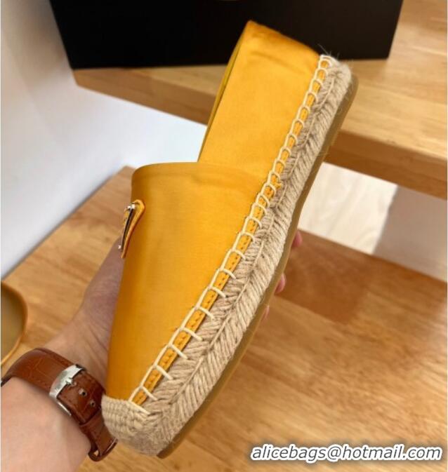 Shop Cheap Prada Logo Nylon Espadrilles Gold Yellow 224108