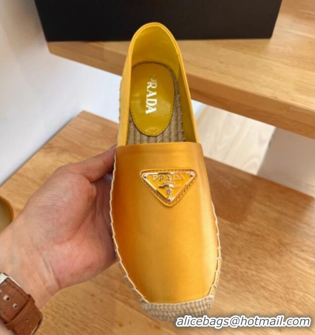 Shop Cheap Prada Logo Nylon Espadrilles Gold Yellow 224108