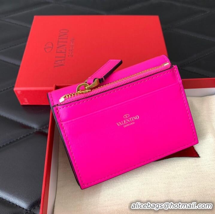 Buy Cheapest VALENTINO Calfskin Wallet 4138 rose