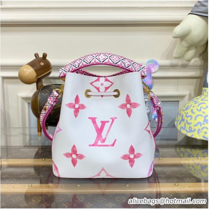 Unique Grade Louis Vuitton Giant Monogram Neonoe BB M22986 rose