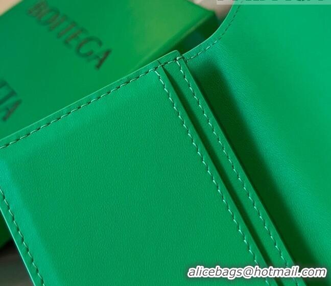 Promotional Bottega Veneta Intrecciato Leather Business Card Case Wallet Parakeet 605720 Green 2023