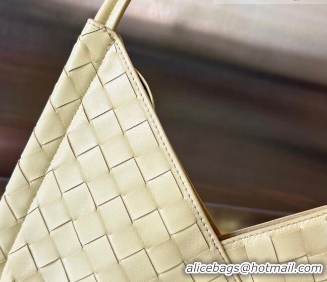 Well Crafted Bottega Veneta Small Solstice Shoulder Bag in Intrecciato Leather 740898 Yellow 2023