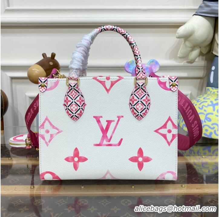 Inexpensive Louis Vuitton OnTheGo PM M22976 Pink