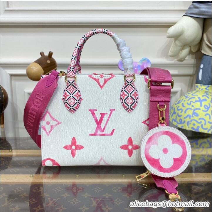 Inexpensive Louis Vuitton OnTheGo PM M22976 Pink