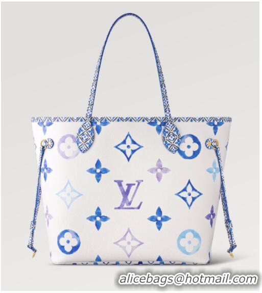 Top Quality Louis Vuitton Neverfull MM M22979 Blue