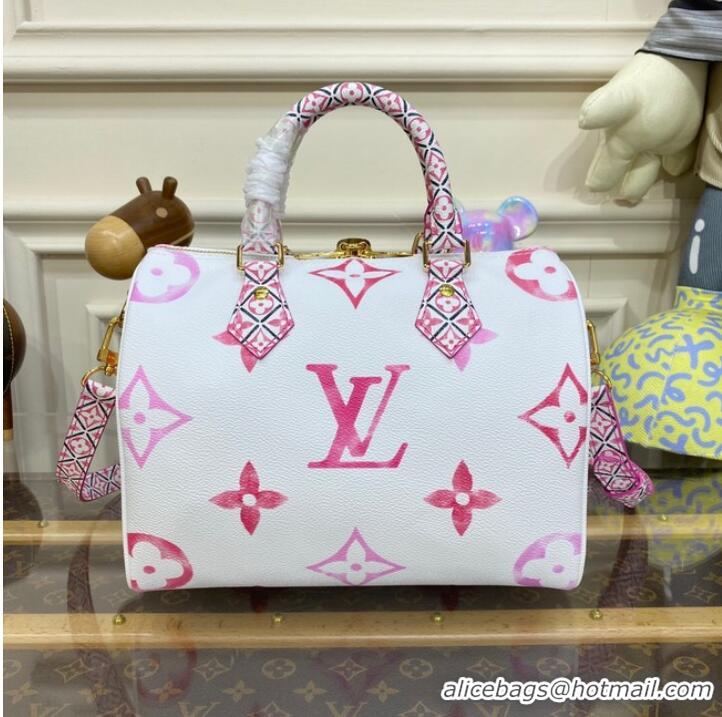 Good Product Louis Vuitton Speedy Bandouliere 25 M23073 Pink