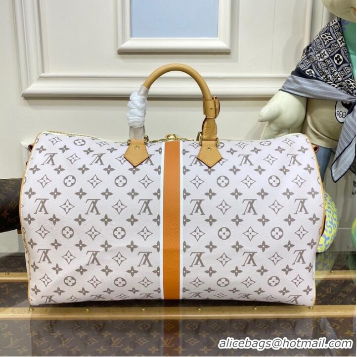 Good Product Louis Vuitton Keepall Bandouliere 50 M41416 White