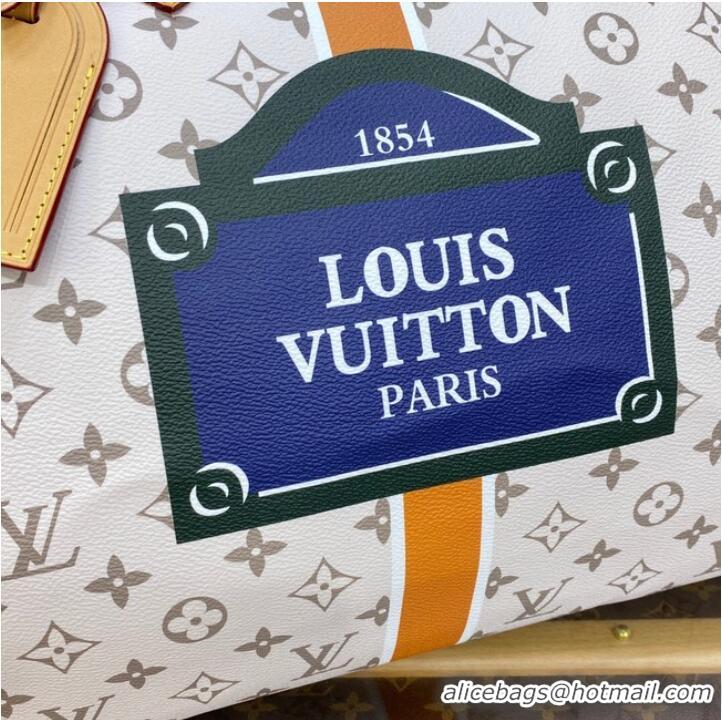 Good Product Louis Vuitton Keepall Bandouliere 50 M41416 White