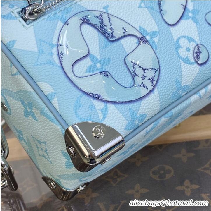 Buy Discount Louis Vuitton Mini Soft Trunk M22588 light blue