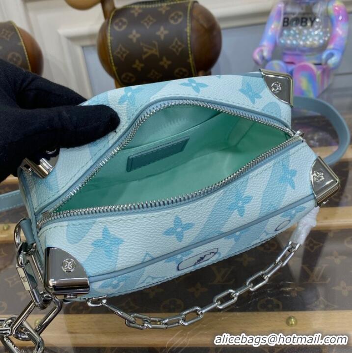 Buy Discount Louis Vuitton Mini Soft Trunk M22588 light blue