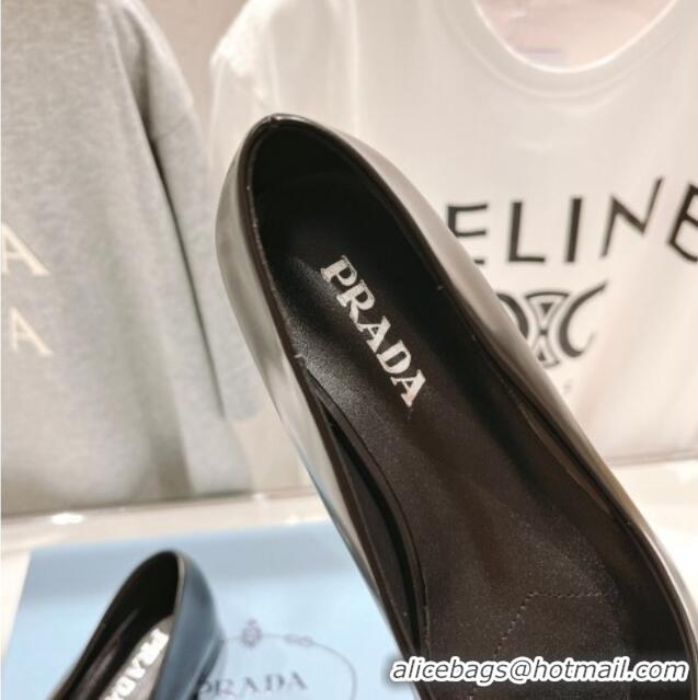 Low Cost Prada Brushed Leather ballerinas Black 1F200N 612158