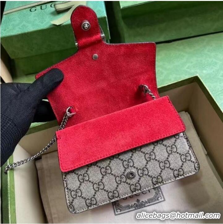 Reasonable Price GUCCI DIONYSUS MINI TOP HANDLE BAG 752029 Red