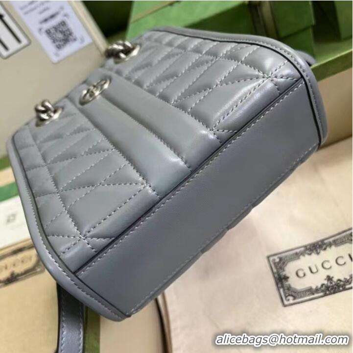 Promotional Gucci GG Marmont matelasse mini bag 696123 gray