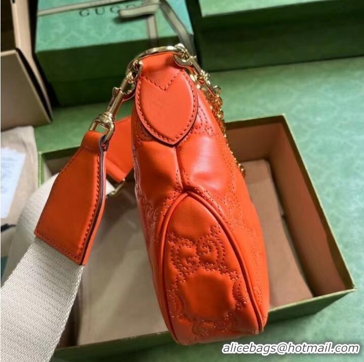 Unique Grade Gucci GG MATELASSE SMALL SHOULDER BAG 739709 orange