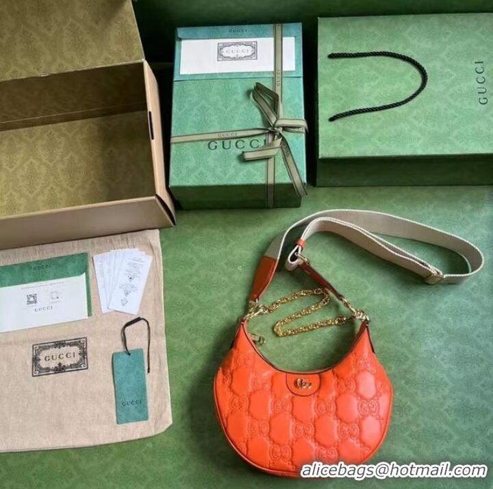 Unique Grade Gucci GG MATELASSE SMALL SHOULDER BAG 739709 orange