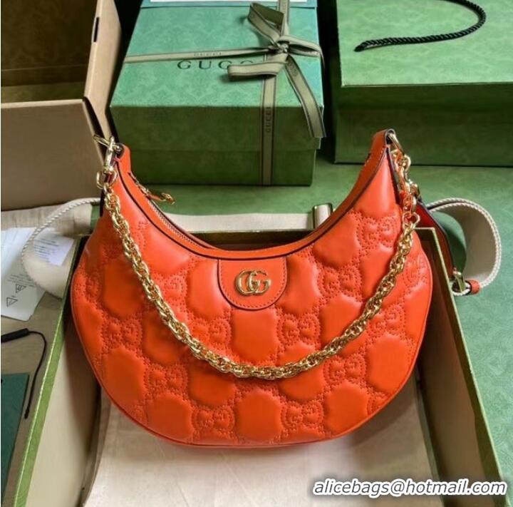 Unique Grade Gucci GG MATELASSE SMALL SHOULDER BAG 739709 orange