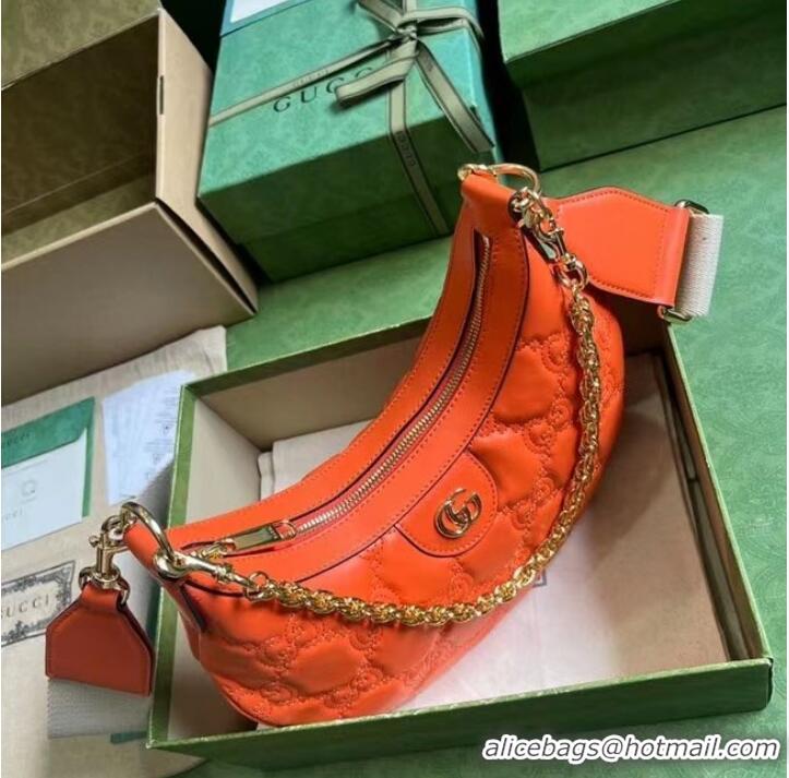 Unique Grade Gucci GG MATELASSE SMALL SHOULDER BAG 739709 orange