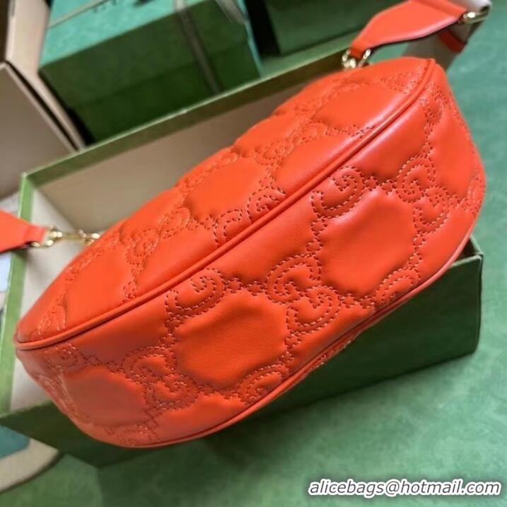 Unique Grade Gucci GG MATELASSE SMALL SHOULDER BAG 739709 orange