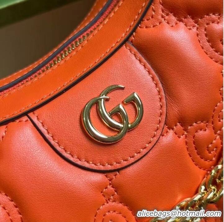 Unique Grade Gucci GG MATELASSE SMALL SHOULDER BAG 739709 orange