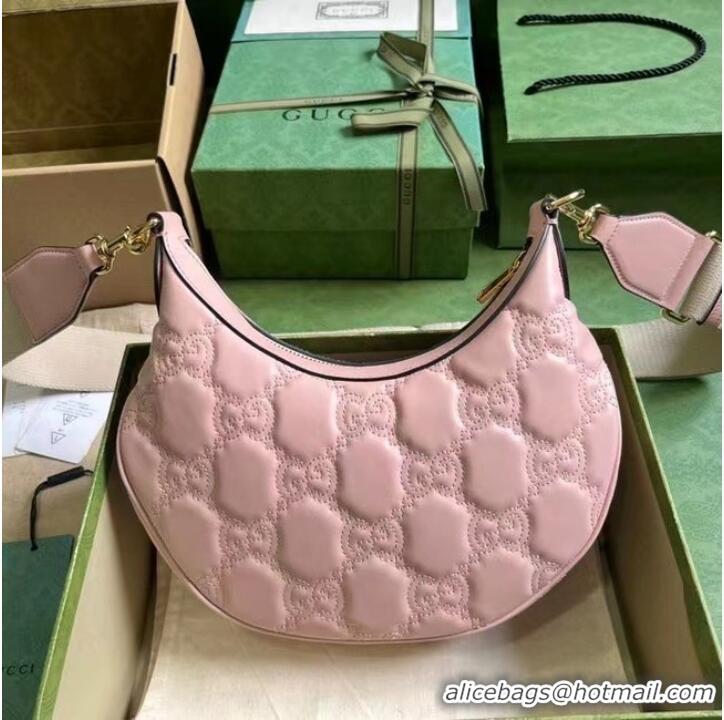 Good Product Gucci GG MATELASSE SMALL SHOULDER BAG 739709 pink