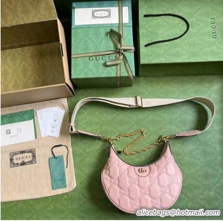 Good Product Gucci GG MATELASSE SMALL SHOULDER BAG 739709 pink