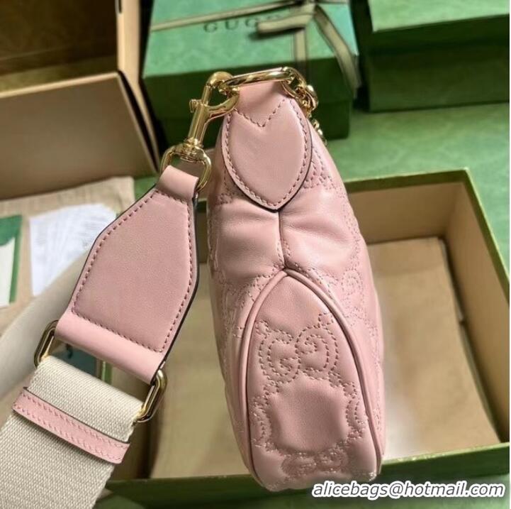 Good Product Gucci GG MATELASSE SMALL SHOULDER BAG 739709 pink