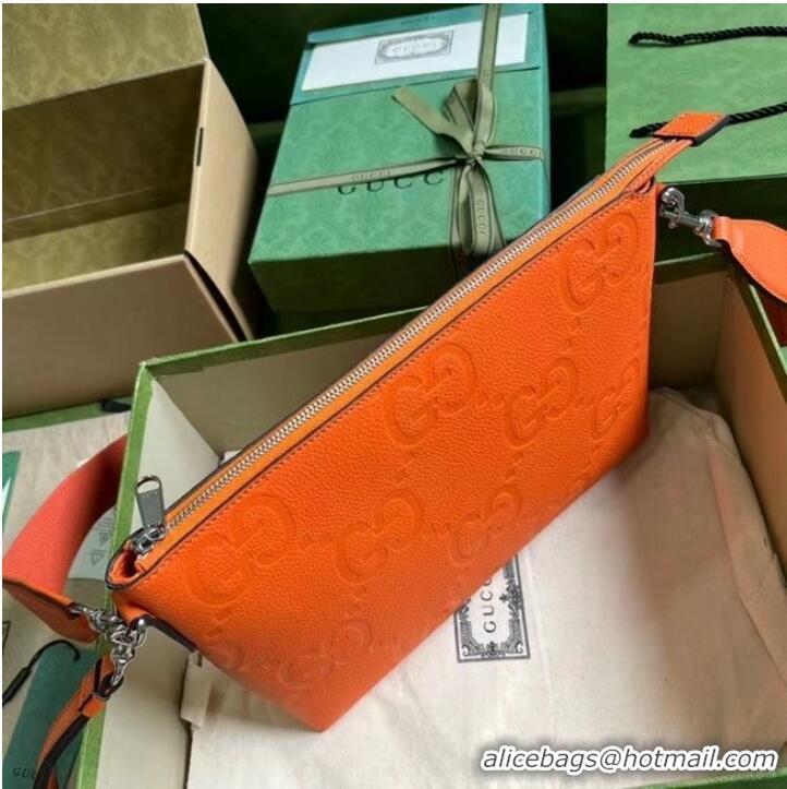 Promotional Gucci JUMBO GG MEDIUM MESSENGER BAG 696009 orange