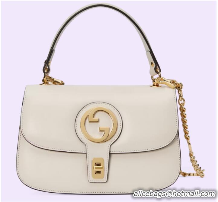 Inexpensive GUCCI BLONDIE TOP-HANDLE BAG 735101 white