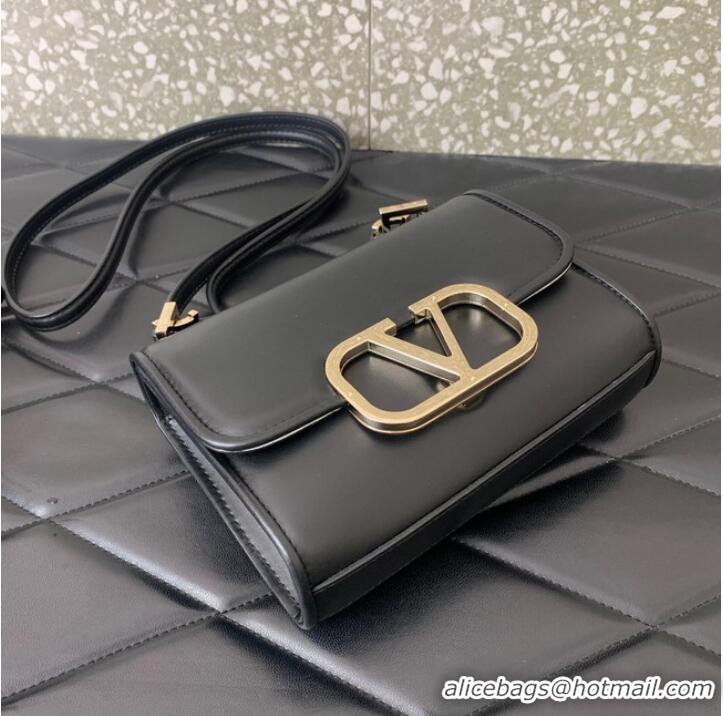 Classic Cheapest VALENTINO LOCO calf leather mini 0167 black