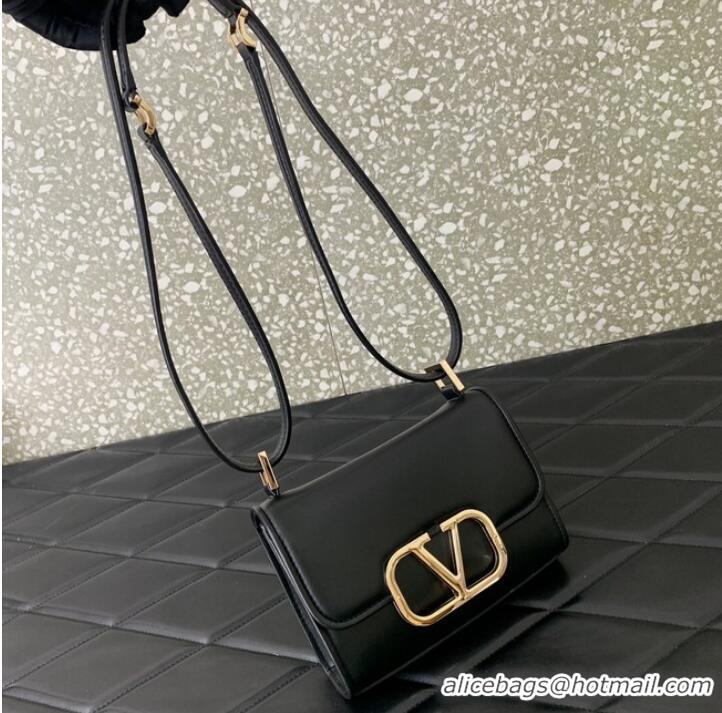 Classic Cheapest VALENTINO LOCO calf leather mini 0167 black