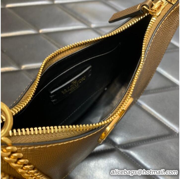 Shop Promotional VALENTINO GARAVANI VLOGO SIGNATURE leather bag QRGF9 gold