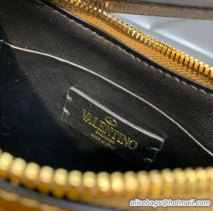 Shop Promotional VALENTINO GARAVANI VLOGO SIGNATURE leather bag QRGF9 gold