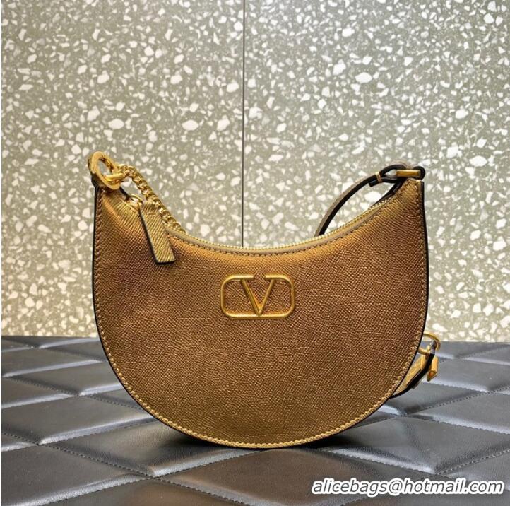 Shop Promotional VALENTINO GARAVANI VLOGO SIGNATURE leather bag QRGF9 gold