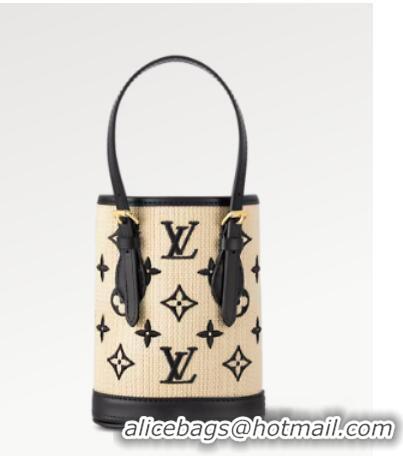 Famous Brand Louis Vuitton Nano Bucket M82418 Black