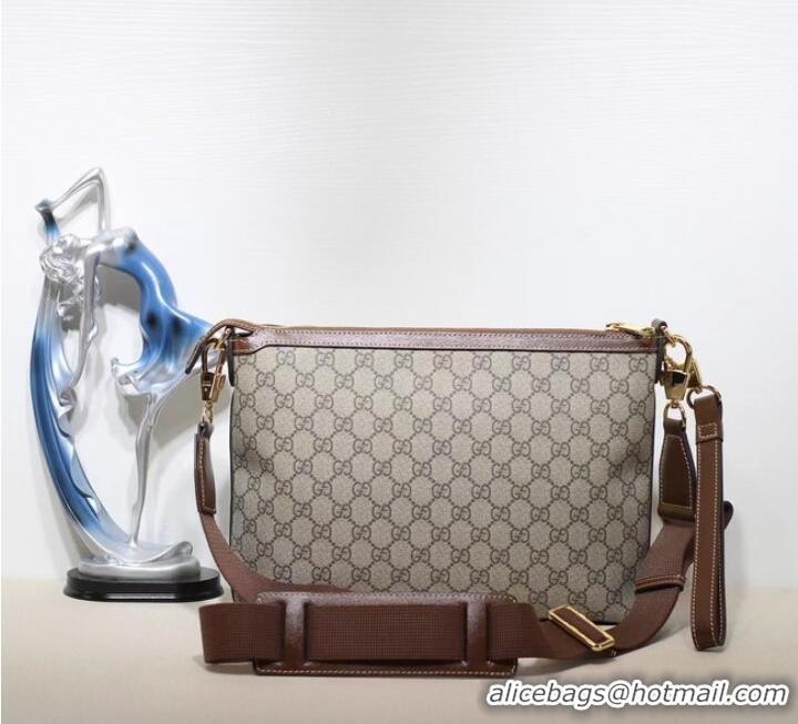 Top Quality GUCCI MESSENGER BAG WITH INTERLOCKING G 726833 Brown