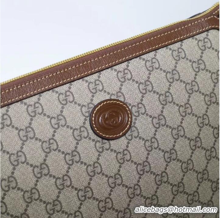 Top Quality GUCCI MESSENGER BAG WITH INTERLOCKING G 726833 Brown