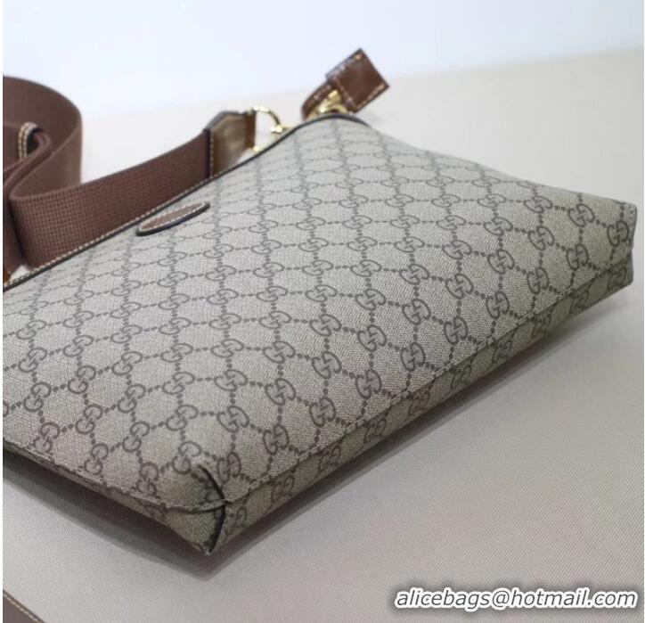 Top Quality GUCCI MESSENGER BAG WITH INTERLOCKING G 726833 Brown