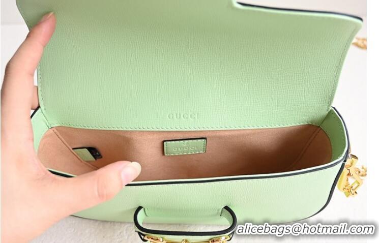 Well Crafted GUCCI HORSEBIT 1955 SMALL SHOULDER BAG 735178 light green