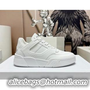 Durable Celine CT-07 Trainer Low Lace-up Sneakers in Calfskin White 329004