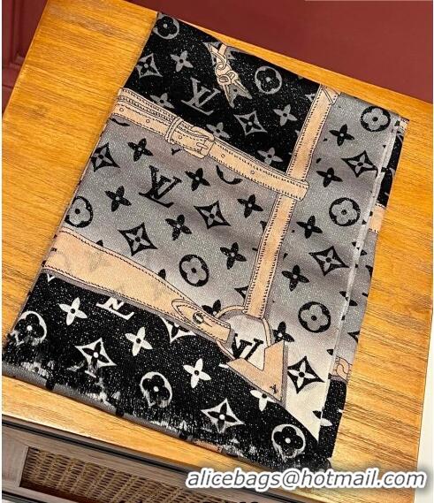 Cheapest Louis Vuitton Le Tout Paris Cashmere Long Scarf 110x200cm 13016 Grey 2023