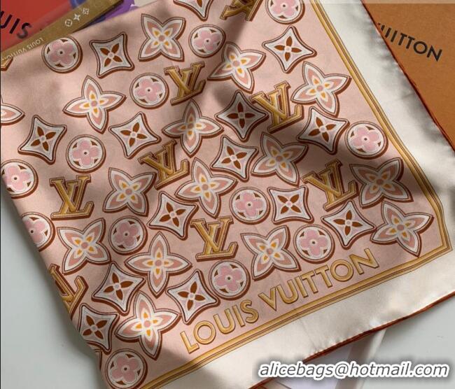 Good Taste Louis Vuitton Silk Sqaure Scarf 90x90cm 061310 Pink 2023