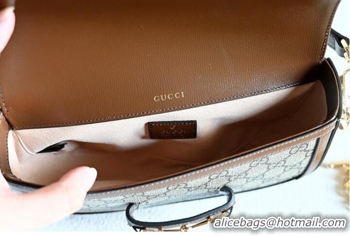 Promotional GUCCI HORSEBIT 1955 SMALL SHOULDER BAG 735178 Beige