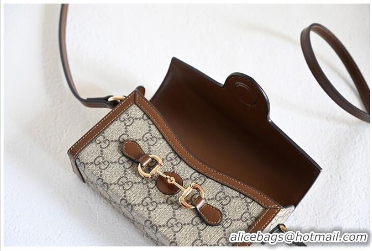 Buy Inexpensive GUCCI HORSEBIT 1955 MINI BAG 699296 Brown