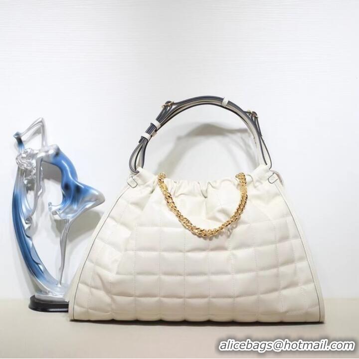 Top Grade GUCCI DECO MEDIUM TOTE BAG 746210 WHITE