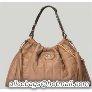 Promotional GUCCI DECO MEDIUM TOTE BAG 746210 Rose beige