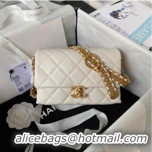 Top Quality Chanel SMALL FLAP BAG AS3984 White