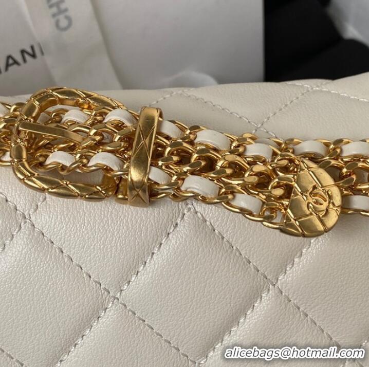 Top Quality Chanel SMALL FLAP BAG AS3984 White